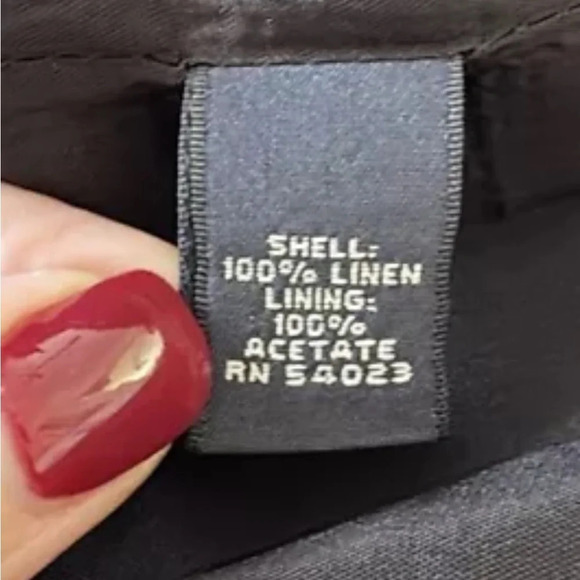 Banana Republic Gray Linen Sleeveless Belted Dress Career Women‎ Size 10 (1593) - Picture 4 of 6